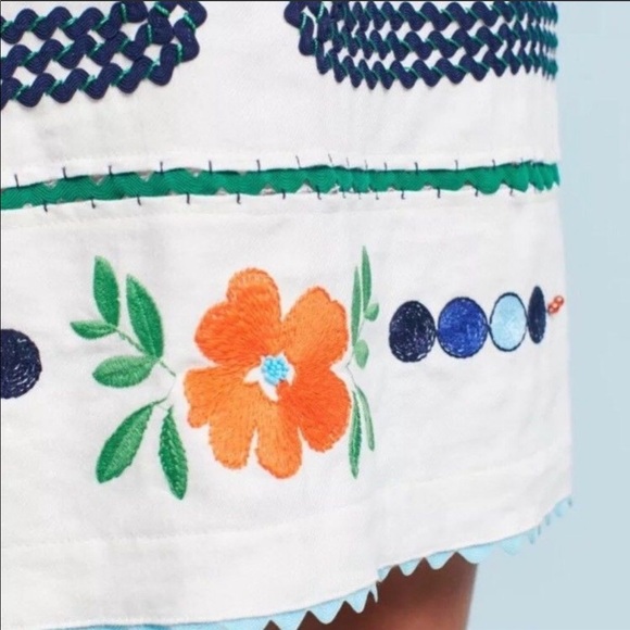 Anthropologie RARE Postmark Embroidered dress - Picture 5 of 10